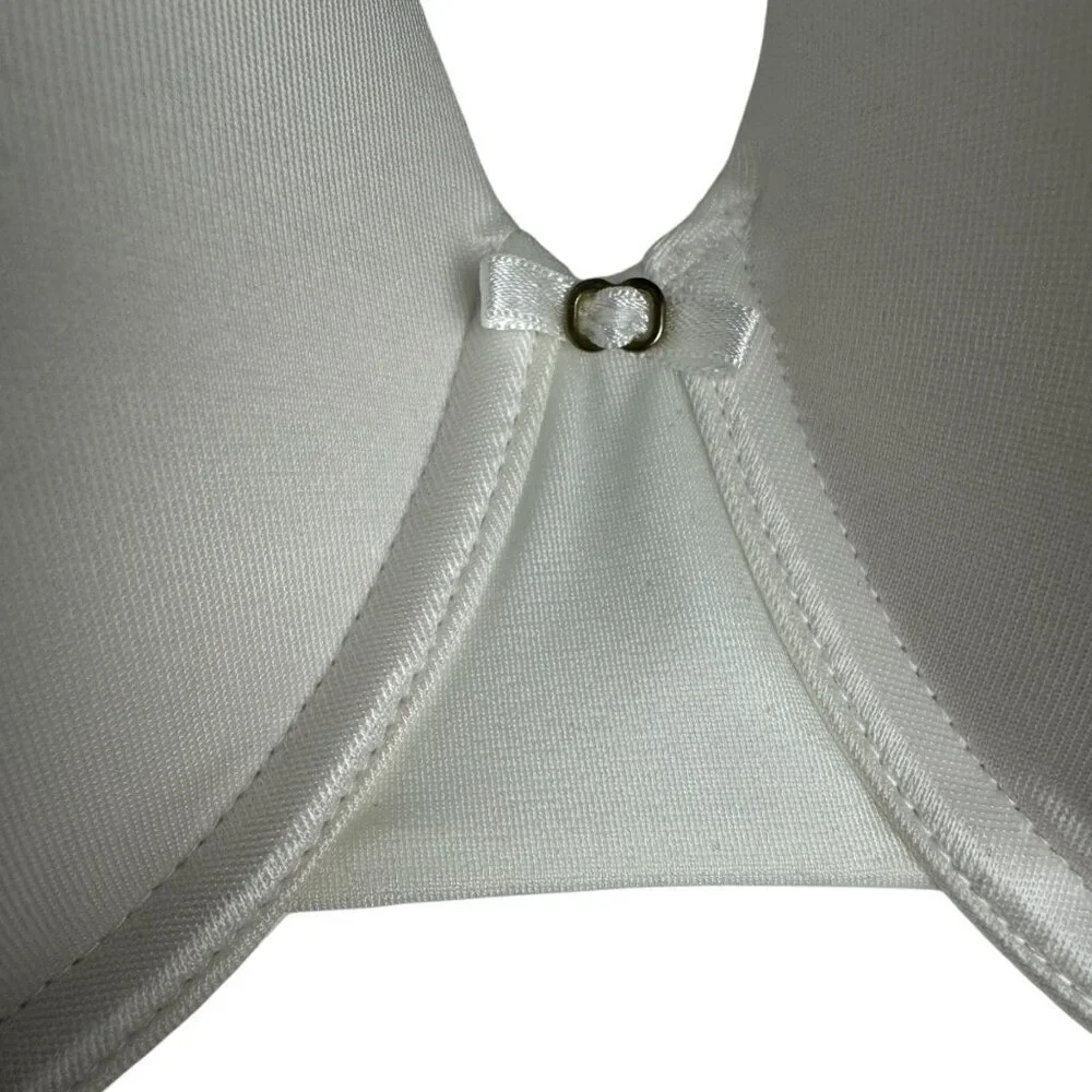 Vanity Fair NEW 40D White Beauty Back Bra Undewire Full Coverage Light Padding